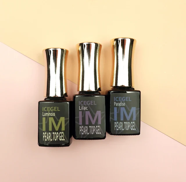 ICEGEL Pearl Top line gel polish, 3 colors 01-03