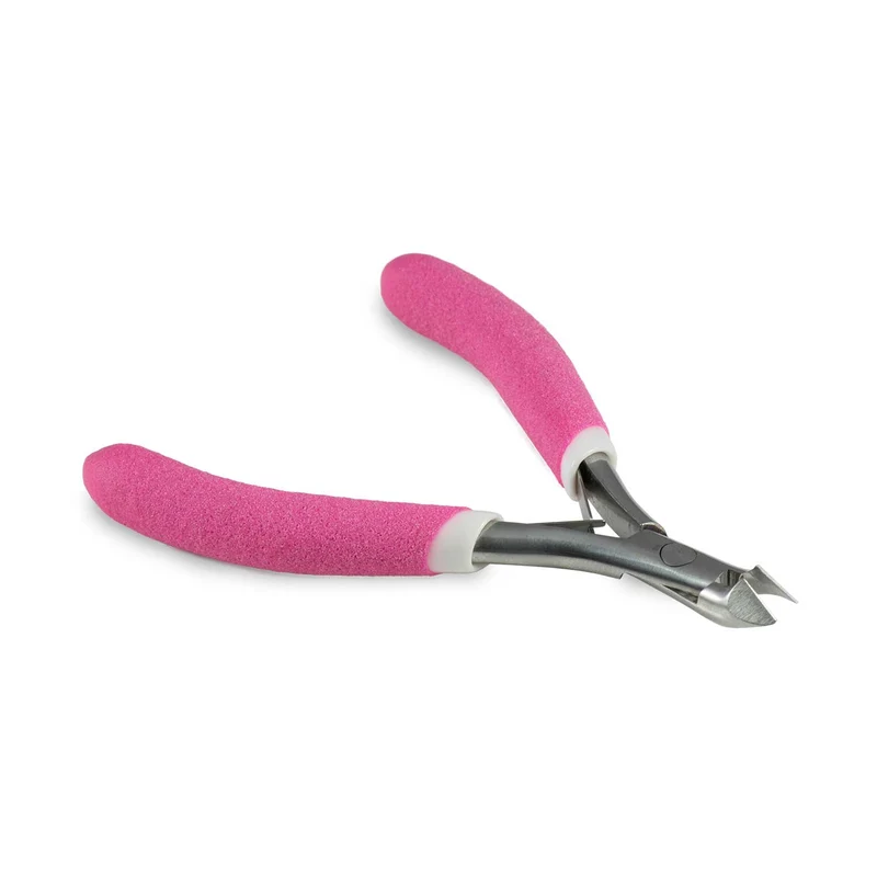 Profi Nagelhautzange Griff Pink
