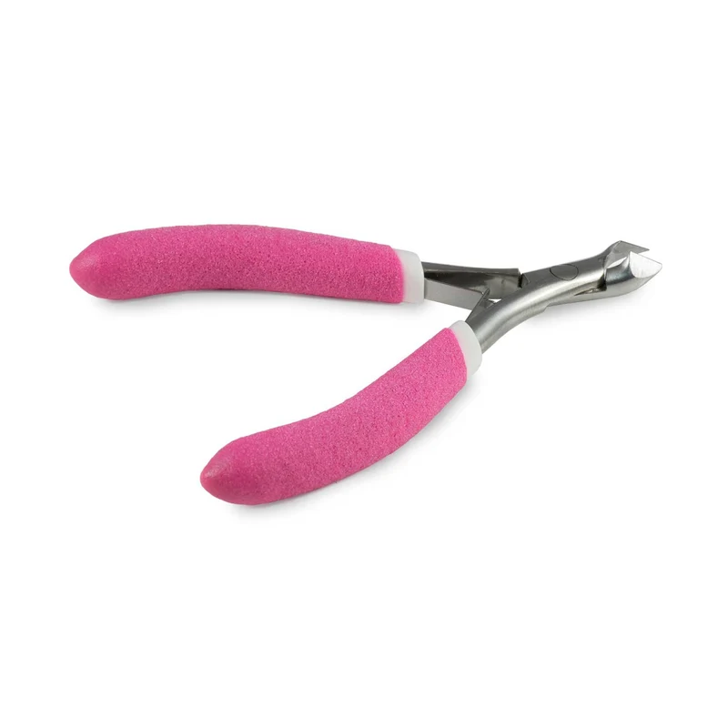 Profi Nagelhautzange Griff Pink