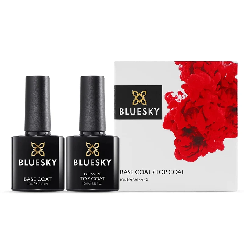 BLUESKY Set: Top Coat ohne Schwitzschicht & Base Coat 10ml
