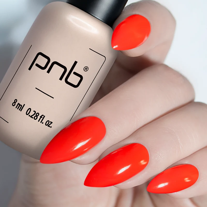 PNB red gel nail polish 146 Ferrari
