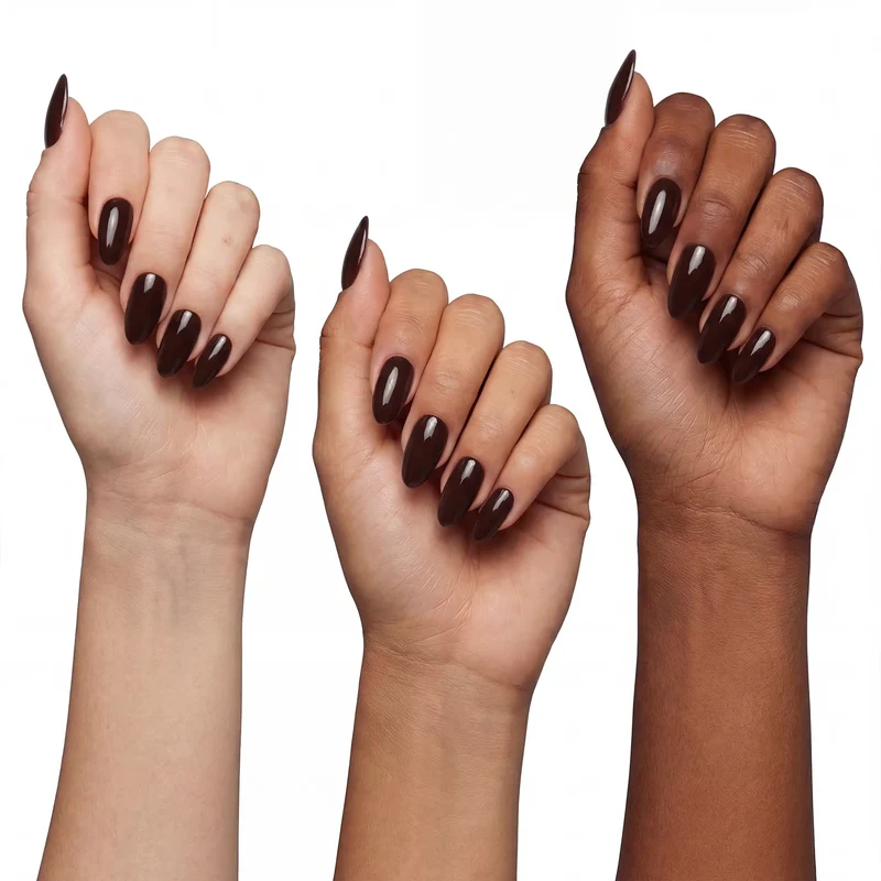 Selection Line UV Nagellack Dark Brown 15ml