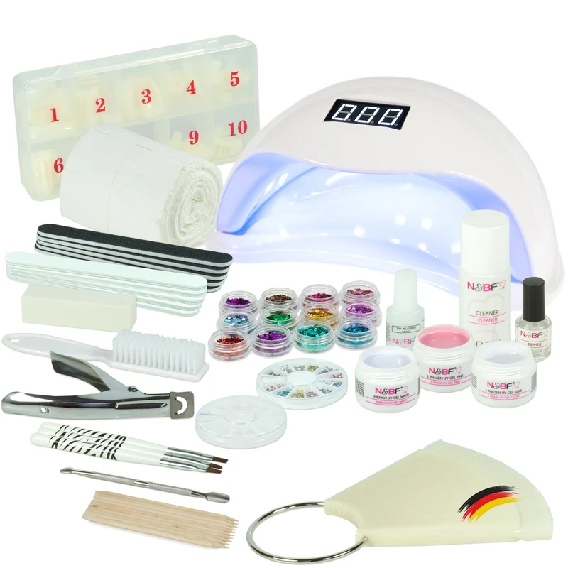 UV Gel Nagelstudio Starter Set Weiß