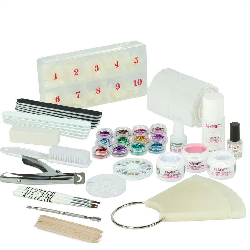 UV Gel Nagelstudio Starter Set Weiß