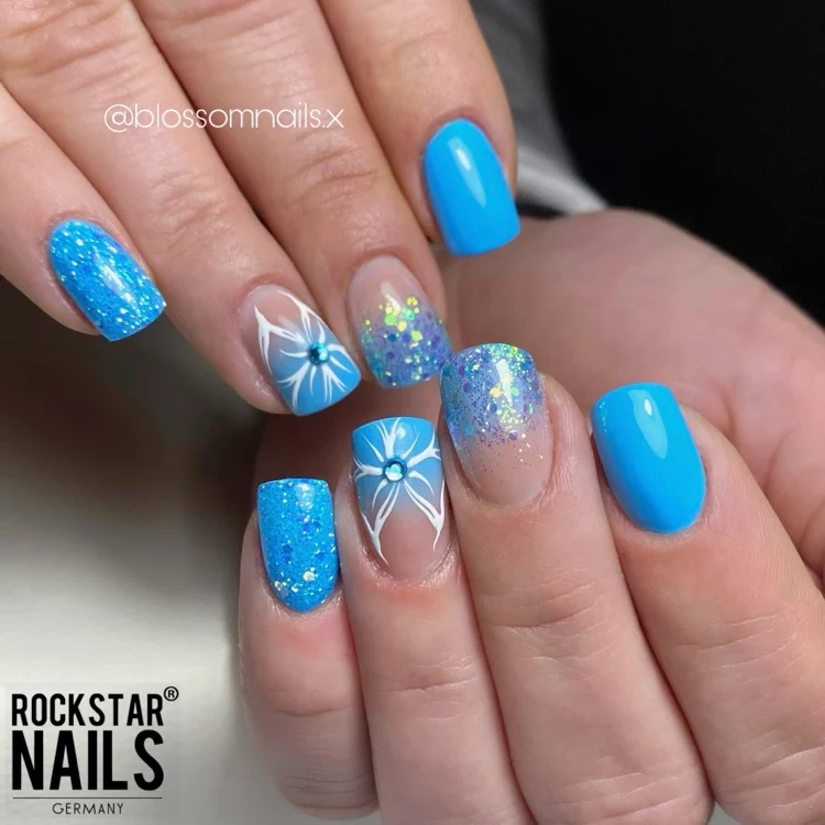 UV / LED Color Gel - 80315 - bubblegum blau
