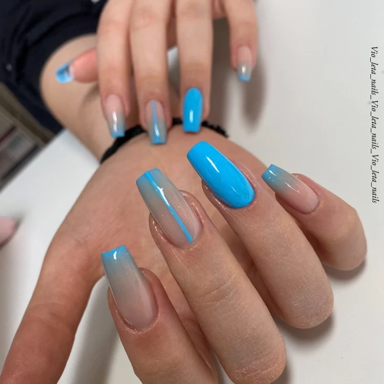 UV / LED Color Gel - 80315 - bubblegum blau
