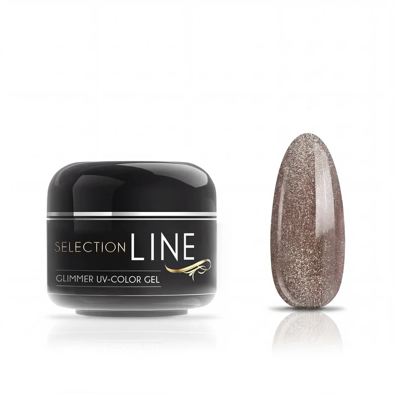 Selection Line Glimmer Farbgel Brown 5ml