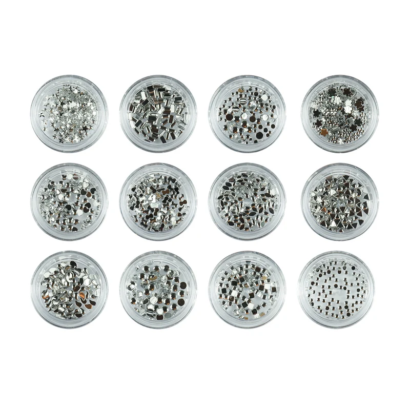 Strasssteine Mix Kristall 12er Set