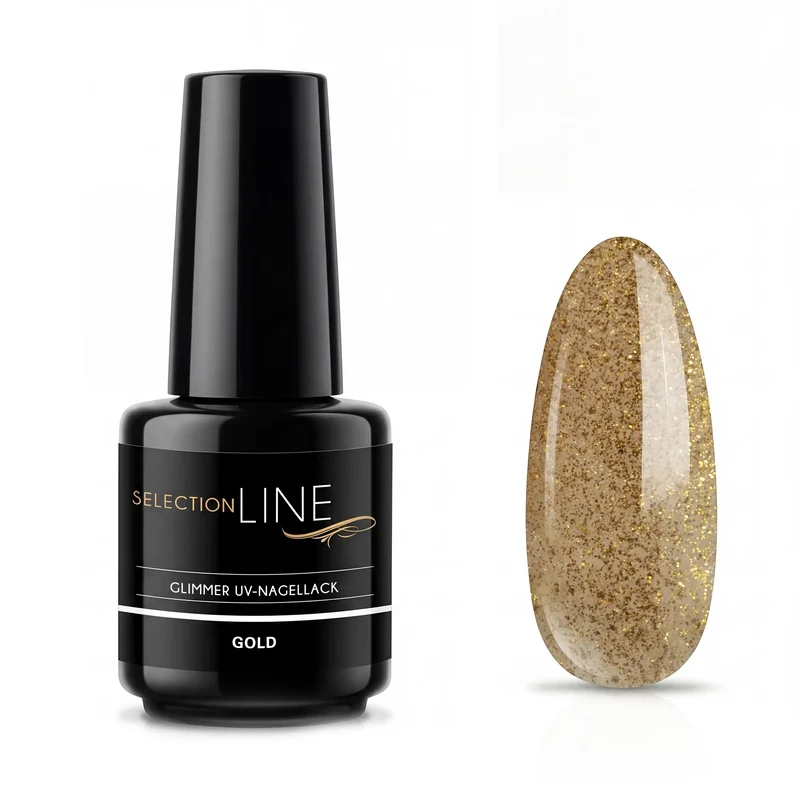Selection Line Glimmer UV Nagellack Gold 15ml