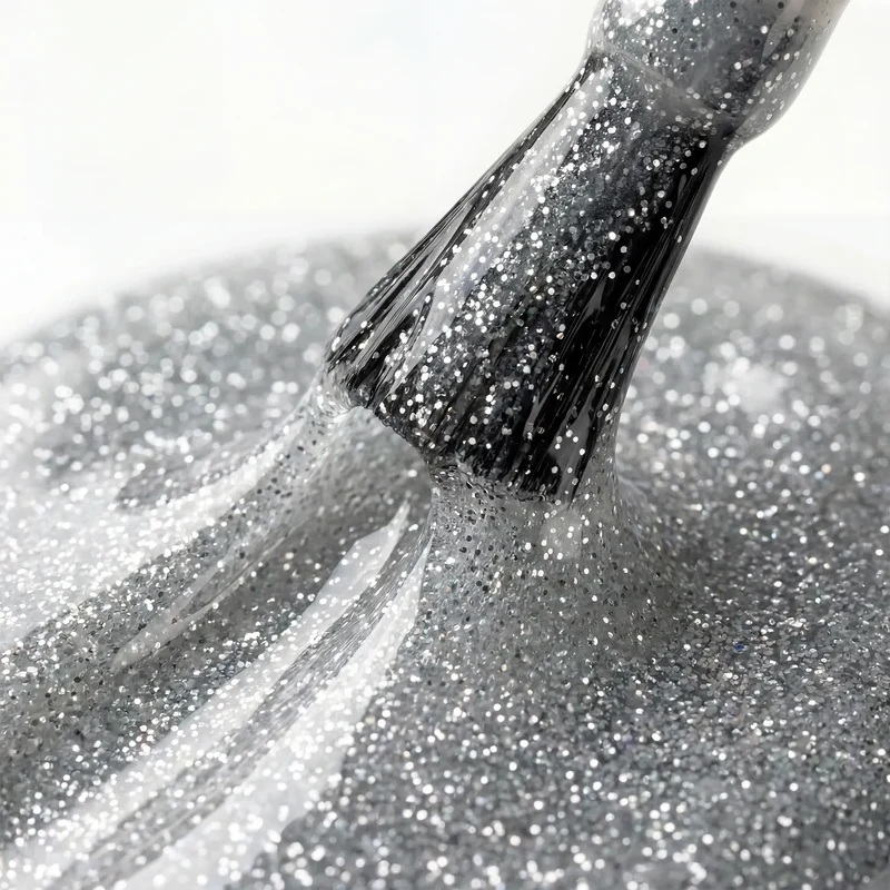 Selection Line Glimmer UV Nagellack Silver 15ml