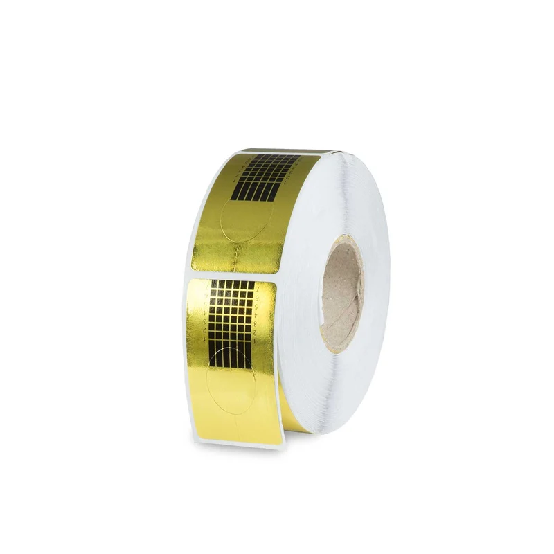 Profi Modellierschablonen Gold eckig 500er Rolle