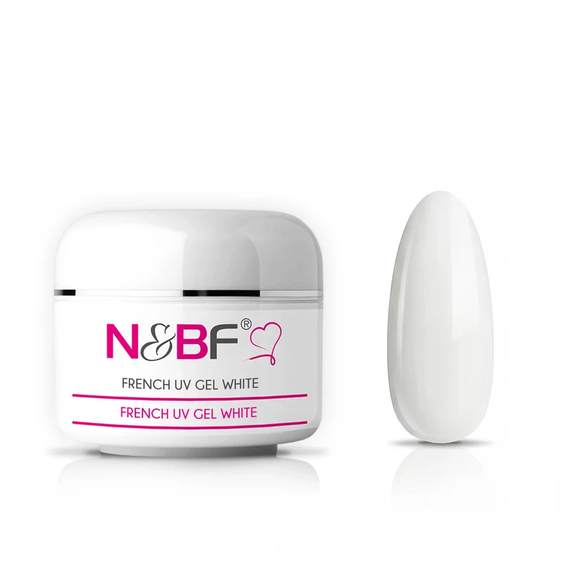 French White UV Gel mittelviskos 15ml