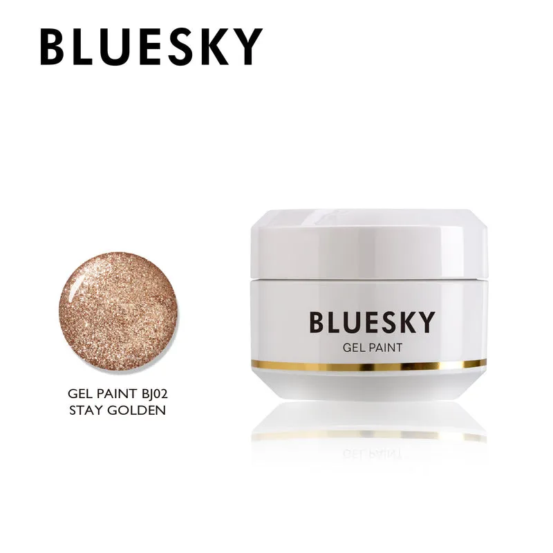 BLUESKY Sparkling Metallic Gel Paint BJ02 Stay Golden 8g