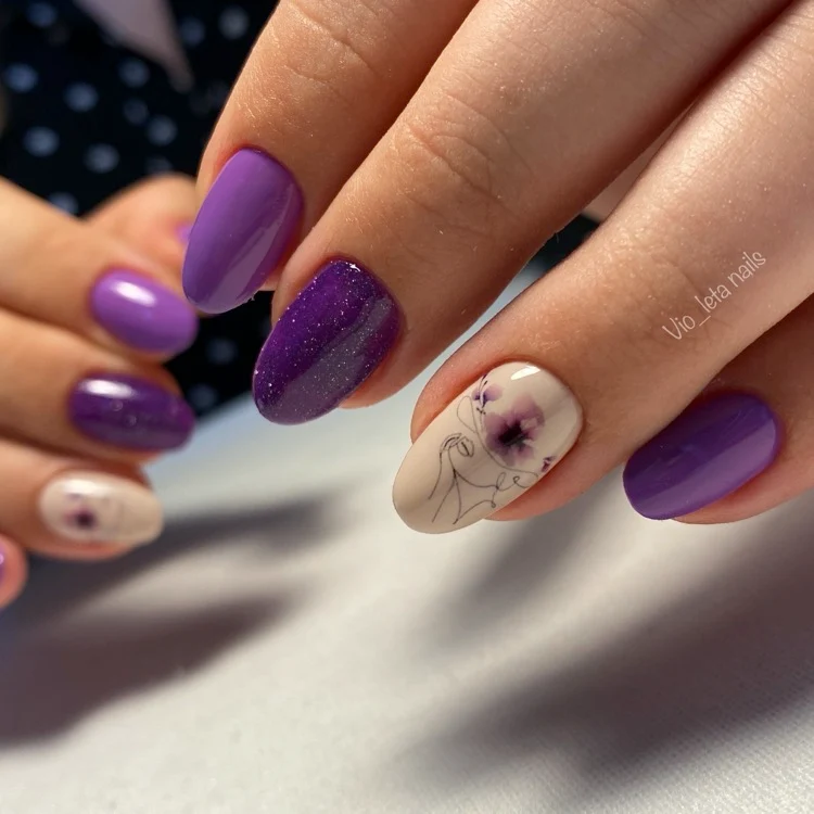UV / LED Color Gel - 80121 - dunkle orchidee lila