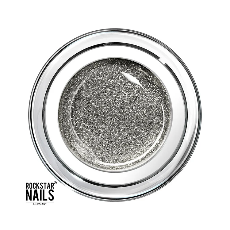 UV / LED Color Gel - 80312 - effekt glitter silber