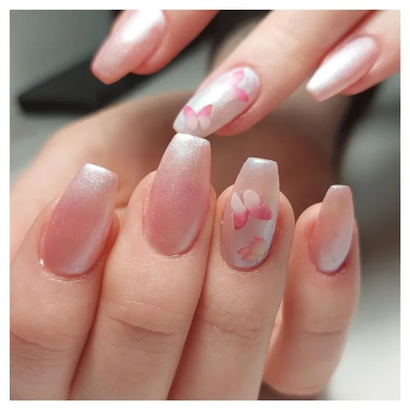 #P-42 Mother of Pearl EFFEKT Color Gel 5ml Rosa