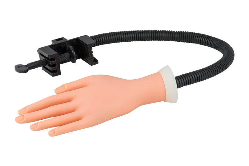 Übungshand mit Tischhalter