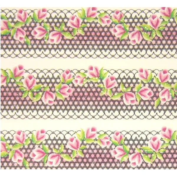 Nail Tattoo Flower