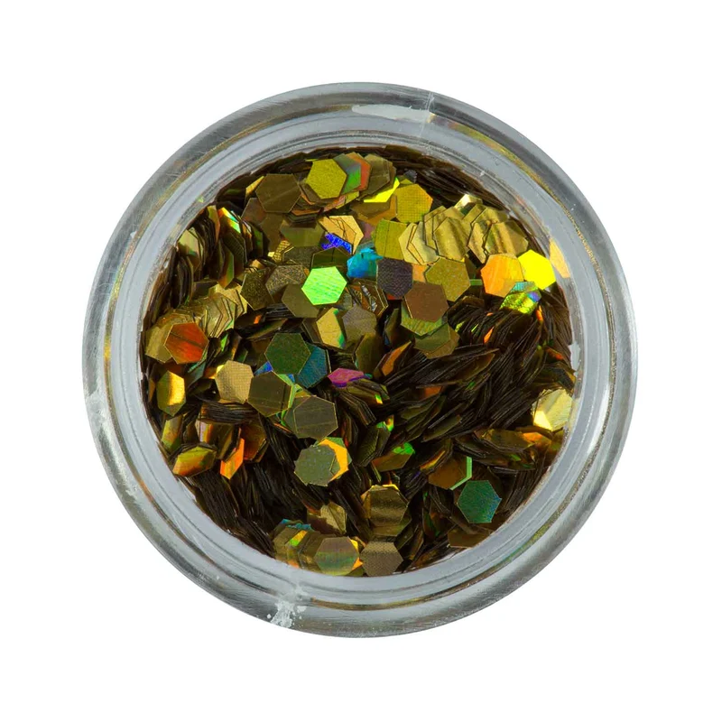 Nailart Glitter Mix Golden Glow 12er Set