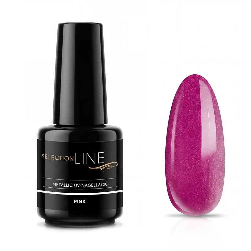 Selection Line Metallic UV Nagellack Pink 15ml