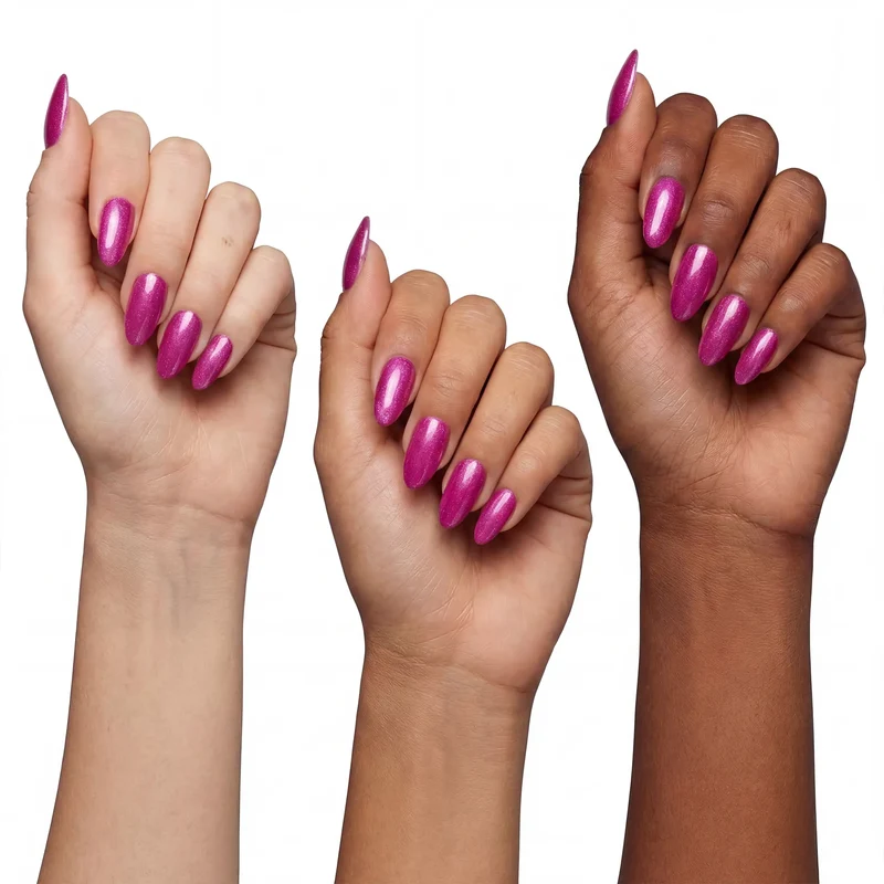 Selection Line Metallic UV Nagellack Pink 15ml