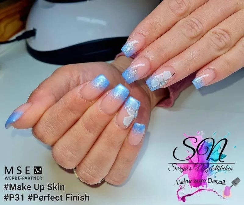 #P-31 Mother of Pearl EFFEKT Color Gel 5ml Blau