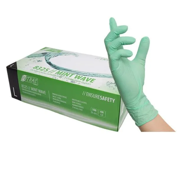 Nitrilhandschuhe, Gr. XS - Mint Wave