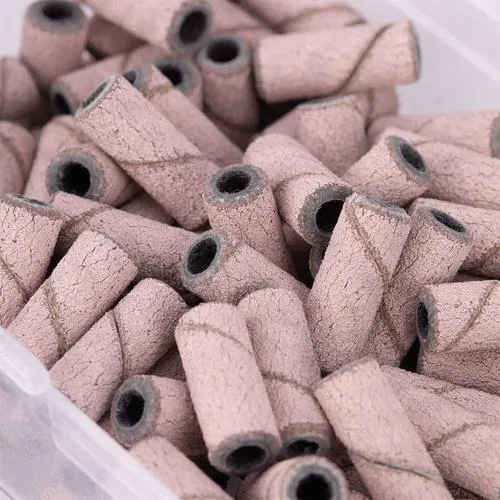 SCHLEIFKAPPEN 3mm ROSA 240 grid 50 Stück
