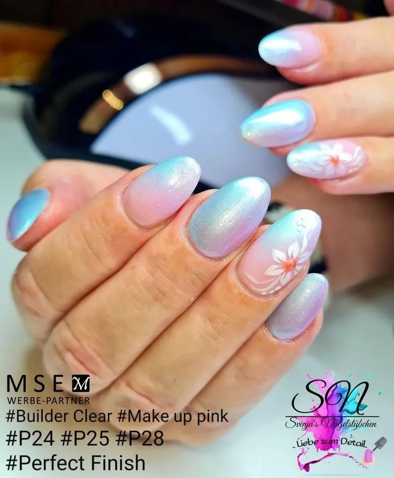 #P-25 Mother of Pearl EFFEKT Color Gel 5ml Rosa