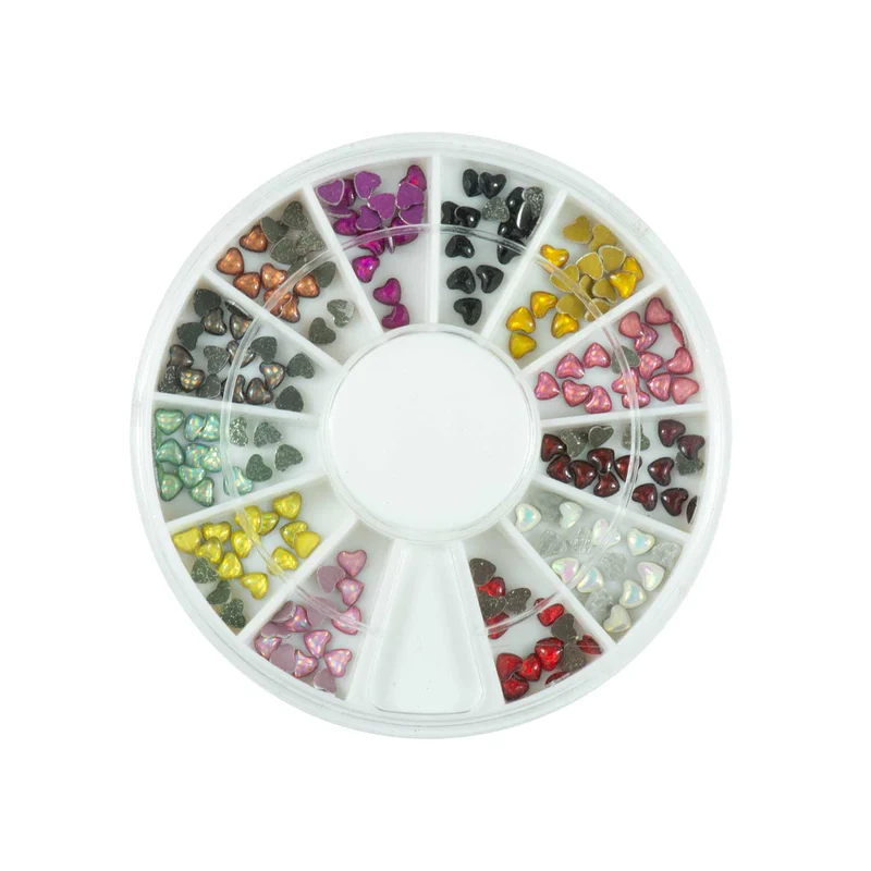 Nailart Rondell Leon Heart 12 Farben 120 Stück