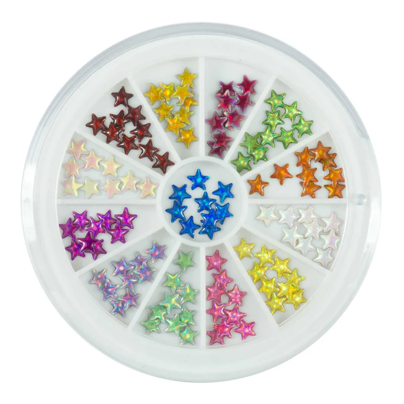 Nailart Rondell Leon Star 12 Farben 120 Stück