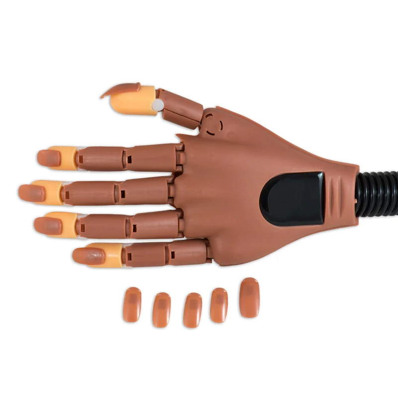 Nail School Übungshand mit Tischhalter