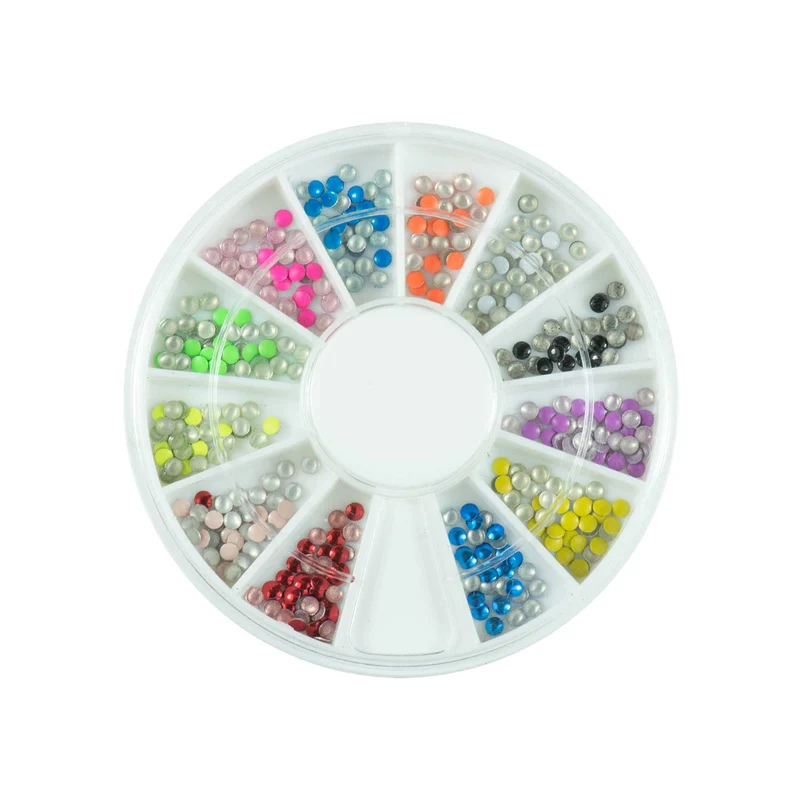Neon Nailart Stones Rondell Klein 500 Stück
