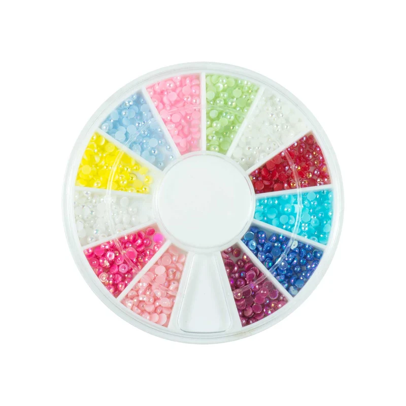 Nailart Pearls Rainbow Mittel 720 Stück