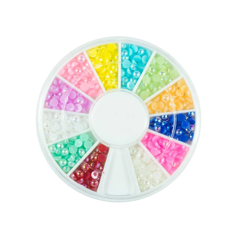 Nailart Pearls Rainbow Groß 720 Stück