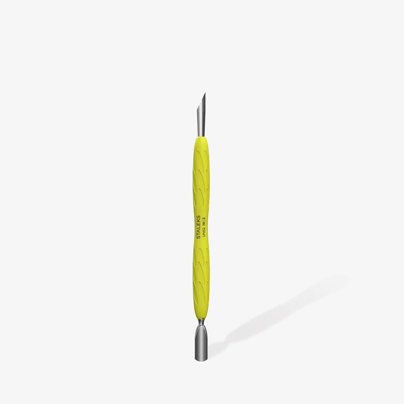 STALEKS PRO Cuticle pusher Uniq 10 type 2 (rounded narrow and beveled pusher), pusher manicure nail tools, cuticle cutter PQ-10/2y