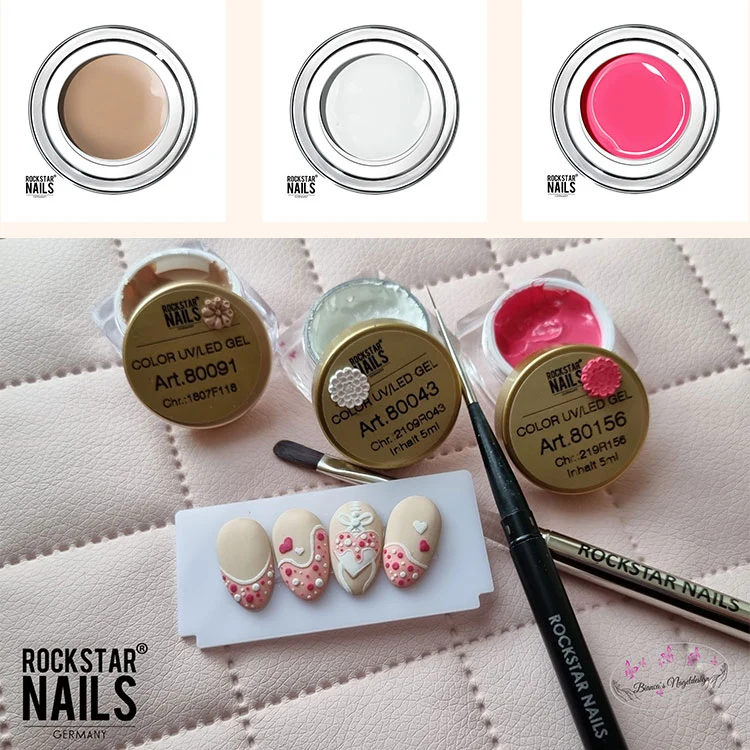 Color UV Gel – 80091 – Dunkles Lachs Beige