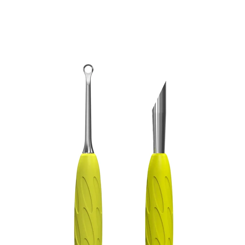 STALEKS PRO Cuticle pusher Uniq 11 type 2 (beveled and loop pusher), pusher manicure nail tools, cuticle cutter PQ-11/2y
