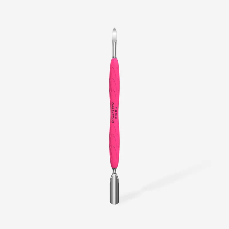 STALEKS PRO Cuticle pusher Uniq 10 type 6 (rounded wide pusher and nail cleaner), pusher manicure nail tools, cuticle cutter PQ-10/6