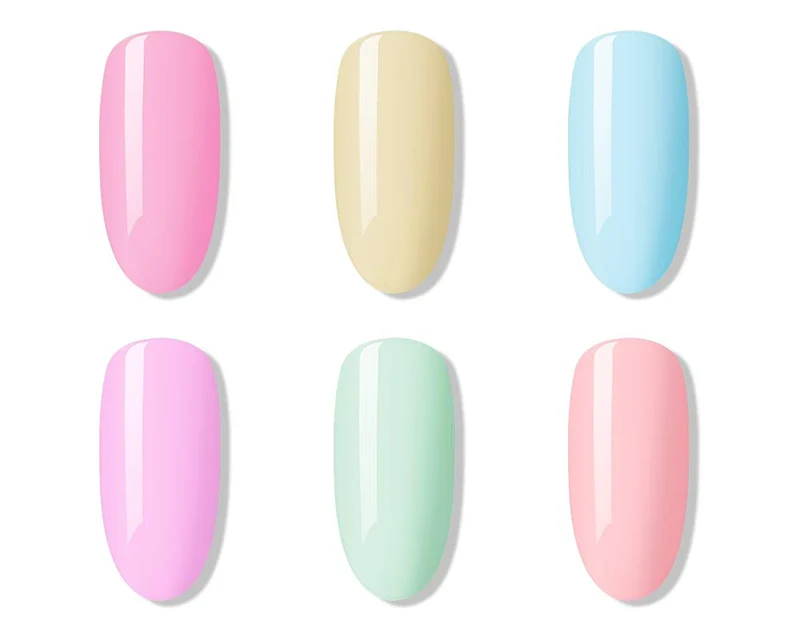 BLUESKY Pastel Set: 6 UV Lacke zum Preis von 5