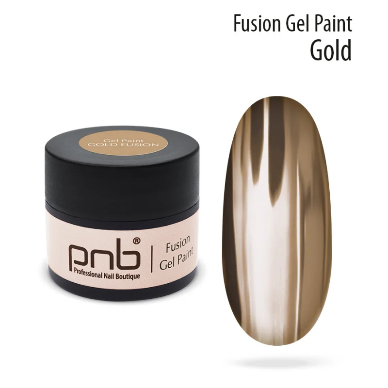 PNB Gold Fusion metallic gel nail polish