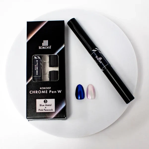 Kokoist W Chrome Pen Blue Metal x Pink Peacock W 05