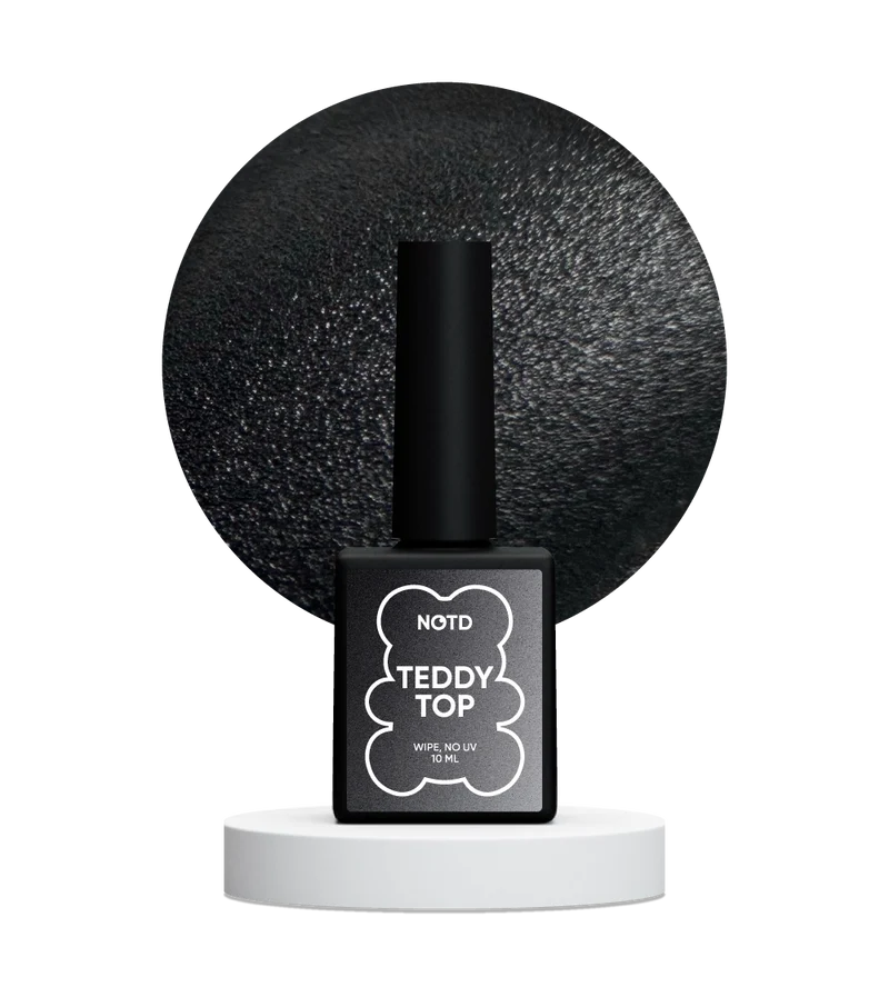Teddy - Clear MATTE Top Coat 10ml NAILS OF THE DAY