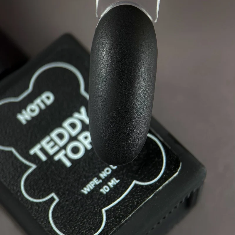 Teddy - Clear MATTE Top Coat 10ml NAILS OF THE DAY