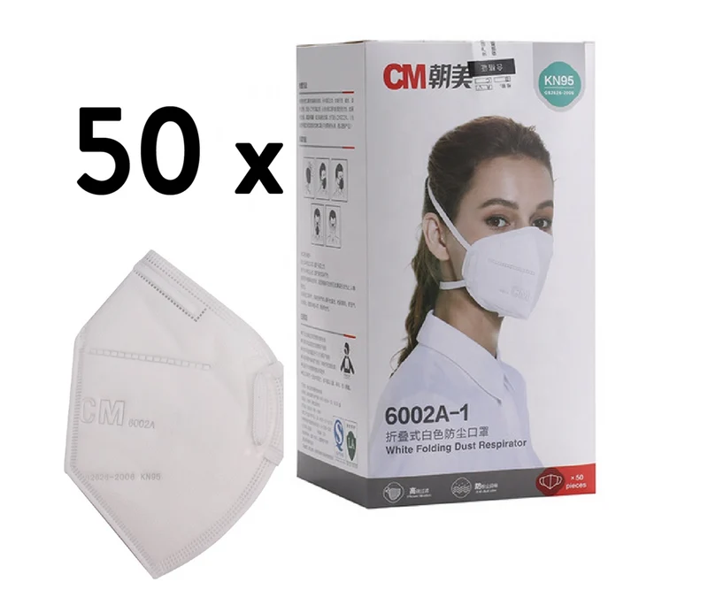 50 x CM Masken 4-lagig mit Kopfschlaufe