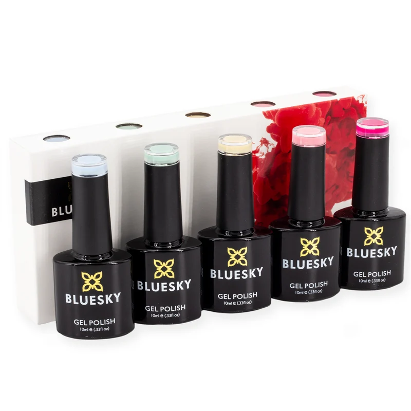 BLUESKY Endless Summer Set: 5 UV Lacke zum Preis von 4