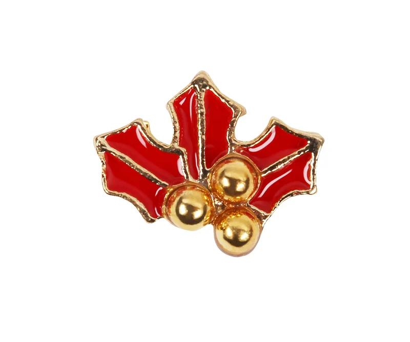 Nail Charm Misteln rot