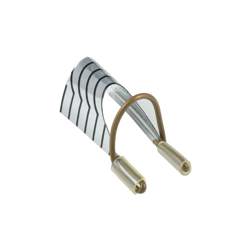 Modellierschablonen aus Metall Silber mit Box 5er Set