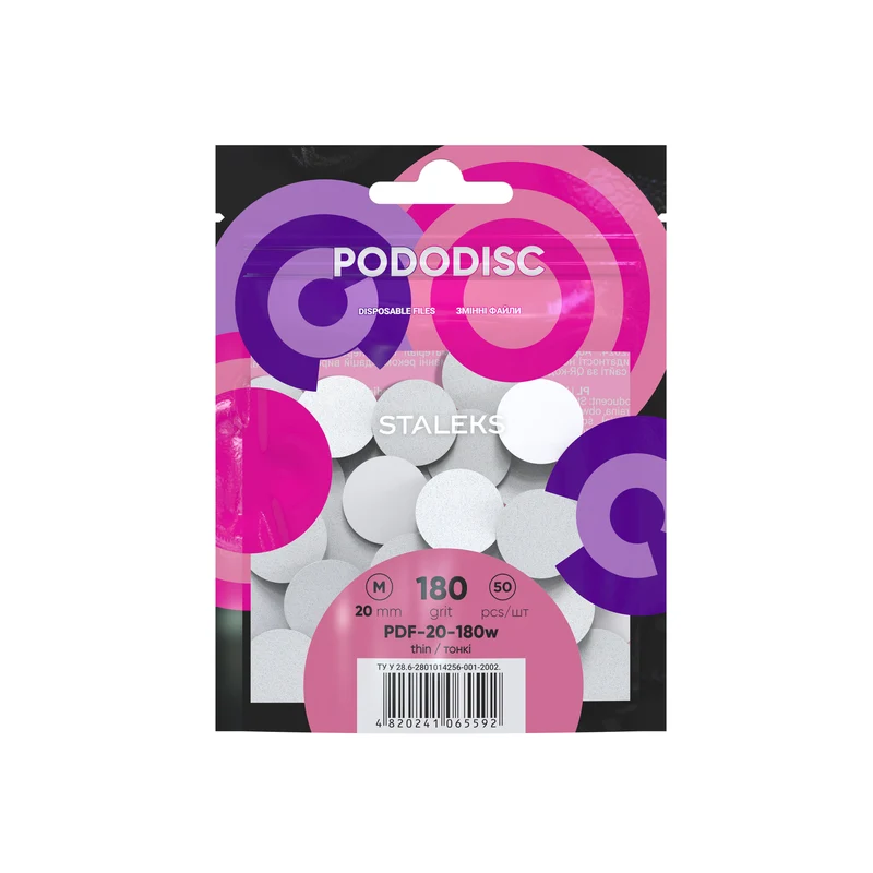 Einweg-Weiße Feilen für Pediküre-Scheibe PODODISC M EXPERT 180 Grit (50 Stk.)