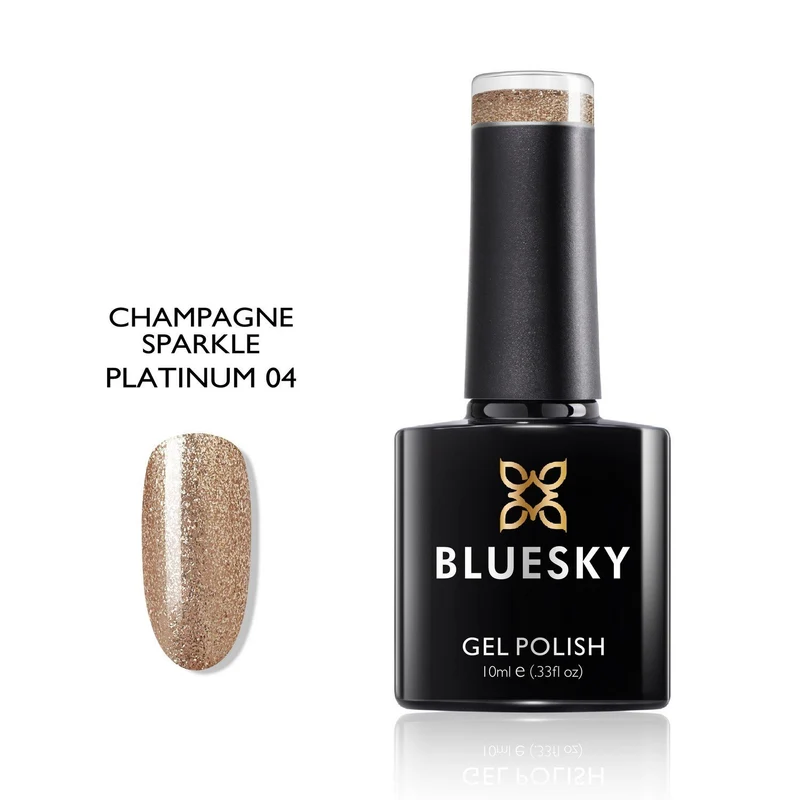 BLUESKY Glamerous Glitter Set: 6 UV Lacke zum Preis von 5